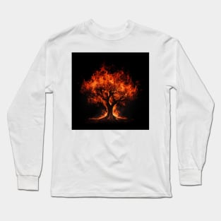 Tree on Fire Long Sleeve T-Shirt